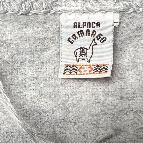 NWT Alpaca Camargo Authentic Peruvian Grey Scarf - Picture 4 of 4